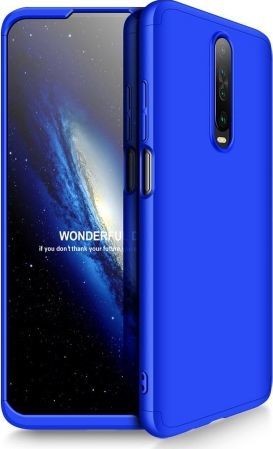 360 case Etui GKK 360 3w1 do Xiaomi Redmi K30 niebieskie 1