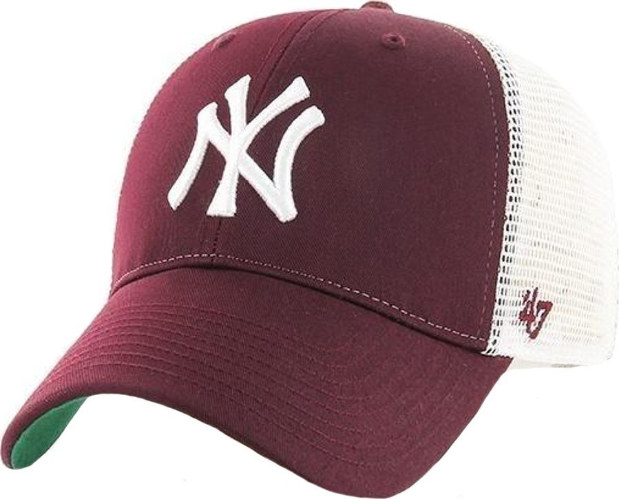 47 Brand Czapka Z Daszkiem Mlb New York Yankees Branson Cap Bordowa R ...