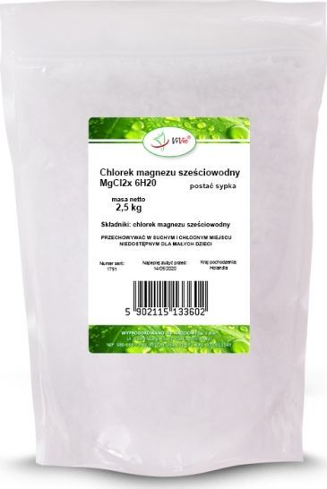 Vivio Chlorek magnezu sześciowodny 2500g 1