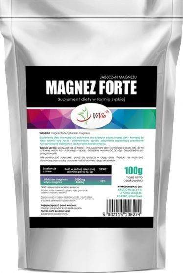 Vivio Jabłczan Magnezu 100G - MAGNEZ FORTE 1