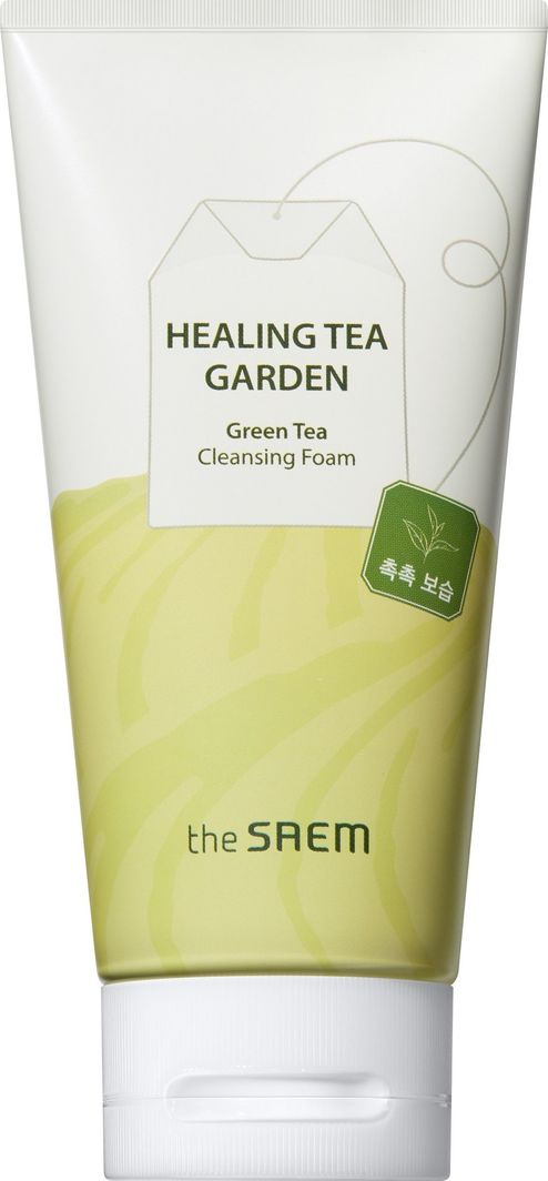 theSaem Healing Tea Garden Green Tea Cleansing Foam 1