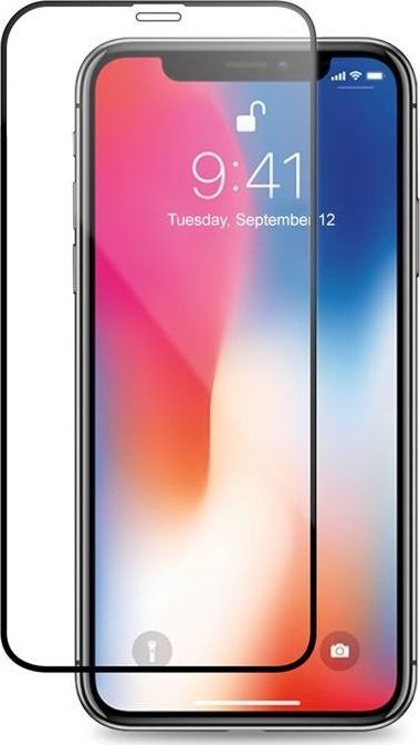 Crong Crong Crystal Shield Cover - Zestaw etui iPhone 11 Pro (przezroczysty) + szkło hybrydowe 9H uniwersalny 1