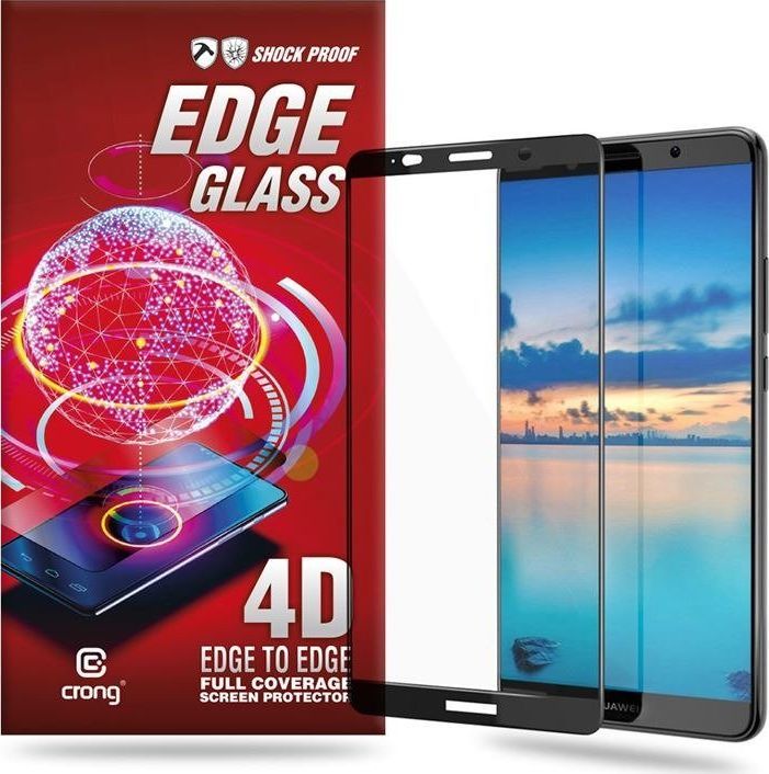 Crong Crong Edge Glass 4D Full Glue - Szkło hartowane na cały ekran Huawei Mate 10 Pro uniwersalny 1