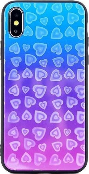 Beline Etui Hearts Glass iPhone 7/8 wzór 5 (blue) uniwersalny 1