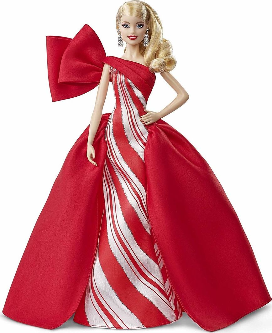 Barbie Kolekcjonerska świąteczna lalka (FXF01) - Hulahop.pl