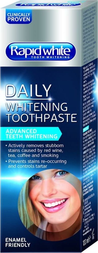 Rapid Pasty do zębów Rapid Balinamoji dantu pasta White Daily, 100ml 1