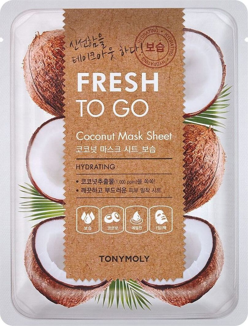 Tonymoly Nawilżająca maska do twarzy z Kokosem 1