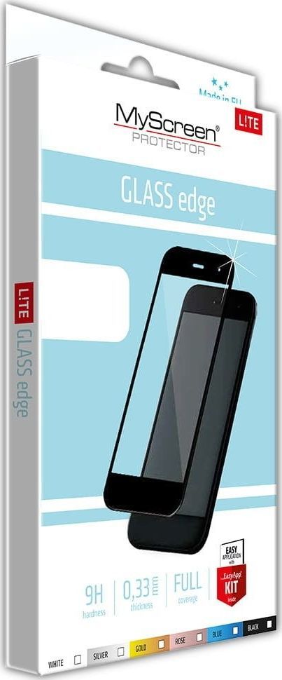 MyScreen Protector Szkło Hartowane XIAOMI REDMI NOTE 7 MyScreen Lite Edge czarne Full Glue 1