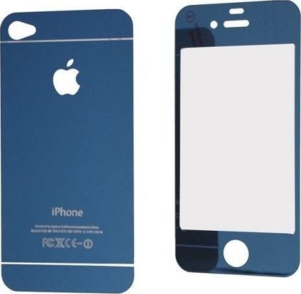 HARTOWANE SZKŁO IPHONE 4/4S PIT NIEBIESKI 1