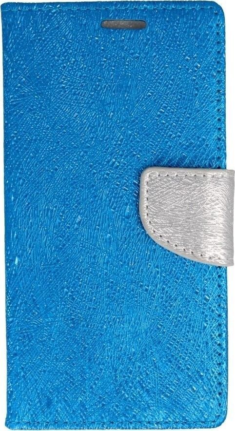 Etui portfel Fancy SAMSUNG A6 2018 niebieskie shine 1