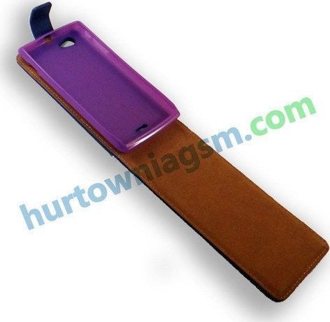KABURA PIONOWA RUBBER SON XPERIA C3 FIOL ETOWA 1