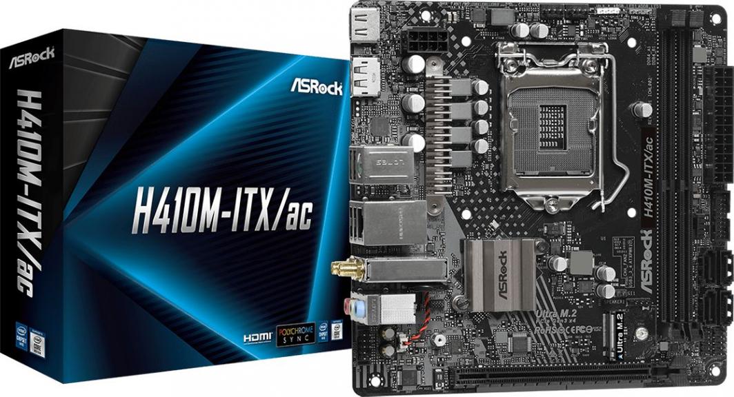 Płyta główna ASRock H410M-ITX/ac (90-MXBCT0-A0UAYZ) 1