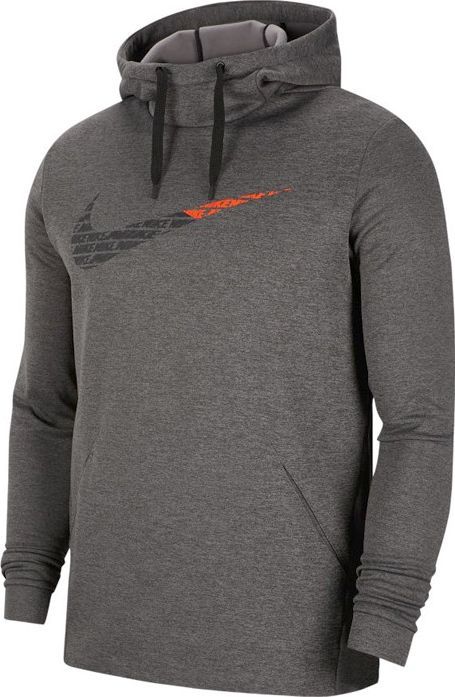Nike Bluza męska Therma Fleece Hoodie gfx grafitowa XL