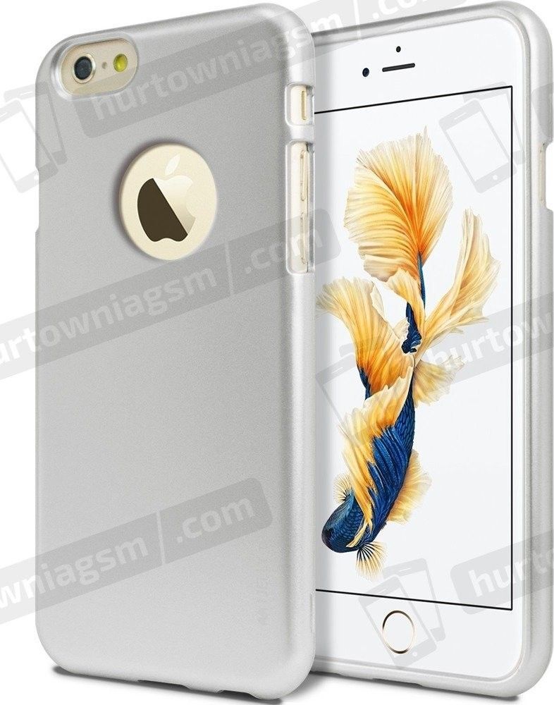 Mercury Goospery Etui iJelly IPHONE 6+/6S+ srebrny 1