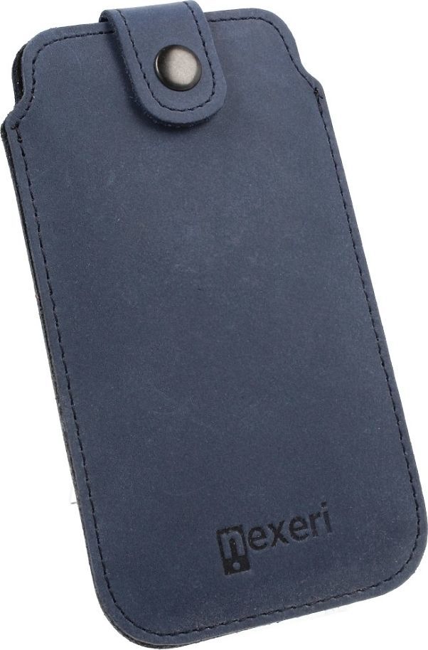 Nexeri Etui Wsuwka skórzana Nexeri Leather Pocket XXL+ SAMSUNG GALAXY A70/A71/P SMART PRO/NOTE 8T/NOTE 8 PRO/NOTE 9/NOTE 10+ granatowe 1