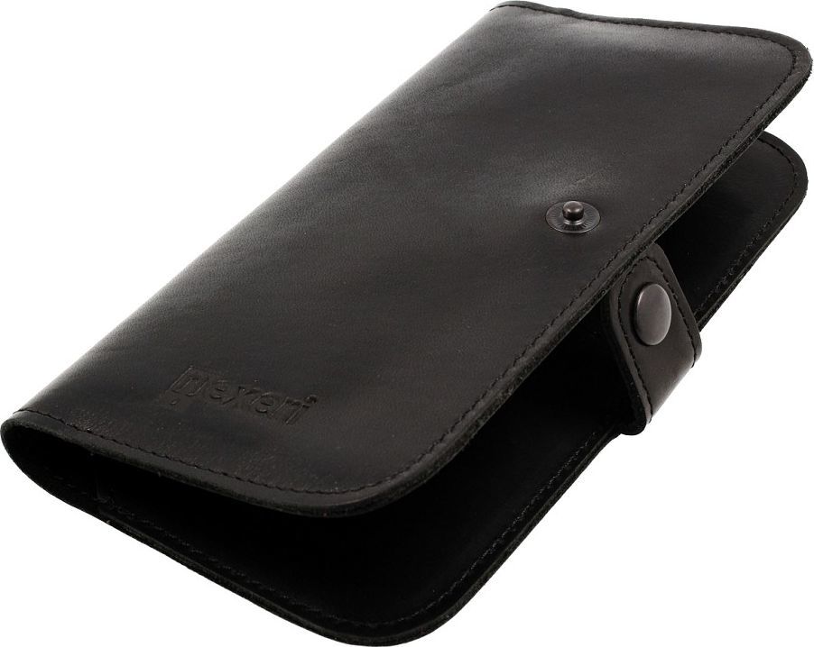 Nexeri Etui portfel skórzany Nexeri Wallet Leather XXL SAMSUNG GALAXY A70/A71/P SMART PRO/NOTE 8T/NOTE 8 PRO/NOTE 9/NOTE 10+ czarne 1