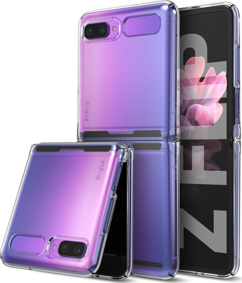 Ringke Ringke Slim ultracienkie etui pokrowiec Samsung Galaxy Z Flip przezroczysty (SLSG0043) 1