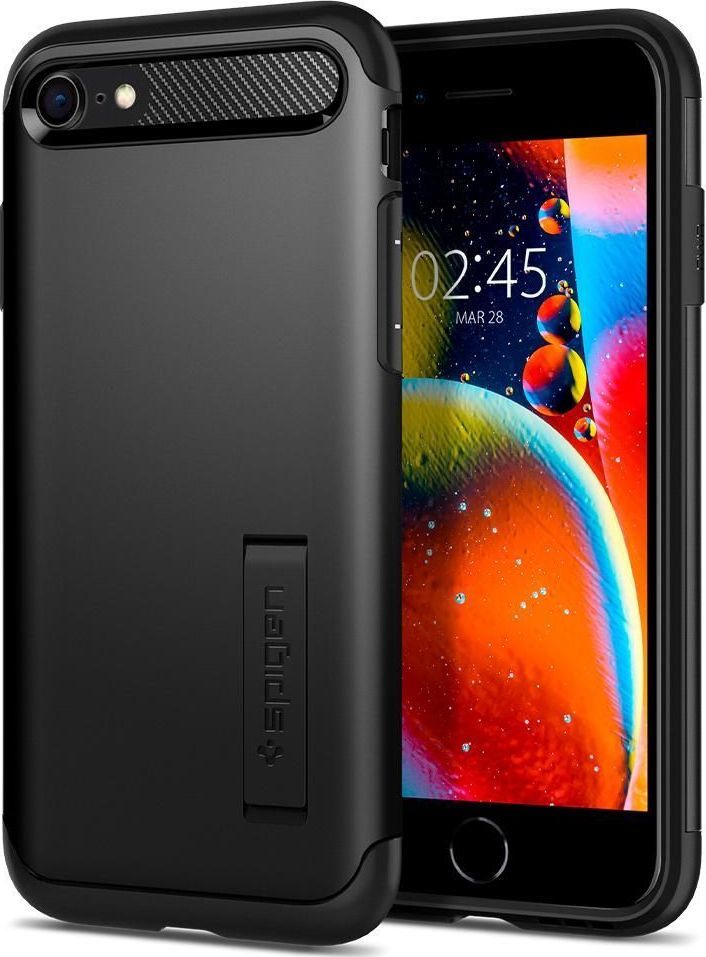 Spigen Spigen Slim Armor Iphone 7/8/Se 2020 Black 1