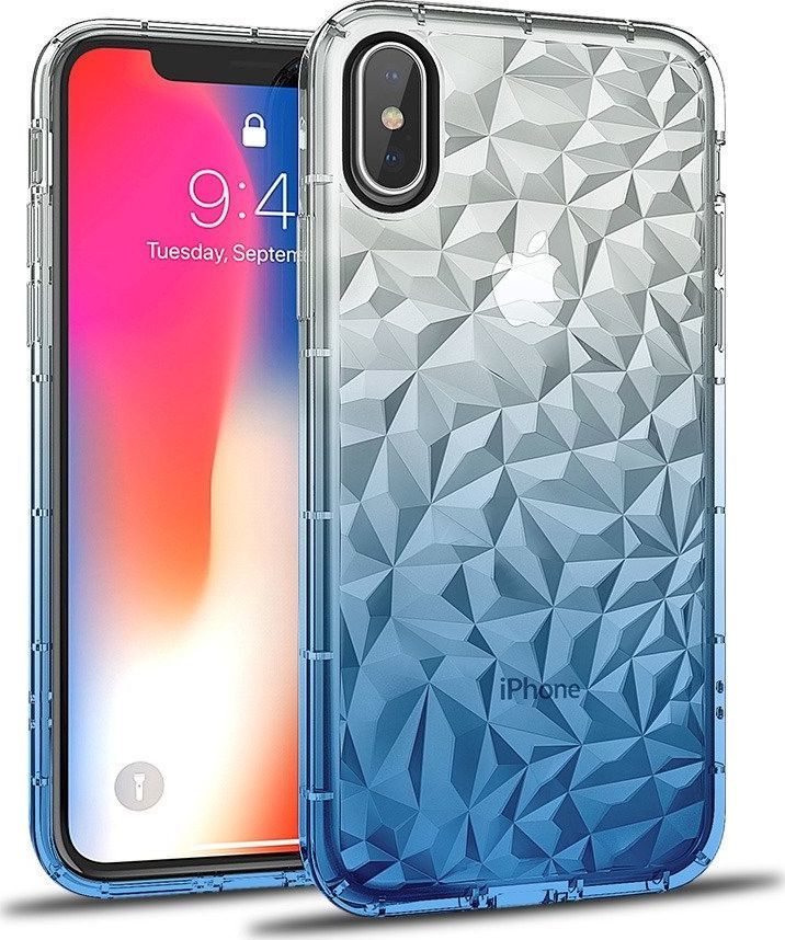 Etui Diamond Ombre SAMSUNG J6+ J6 PLUS niebieskie 1