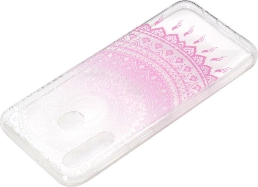 Etui Slim case Art Wzory XIAOMI REDMI 7 jasno różowe mandala 1