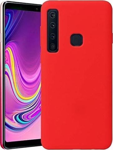 Etui Silicone Case elastyczne silikonowe SAMSUNG GALAXY A9 2018 czerwone 1