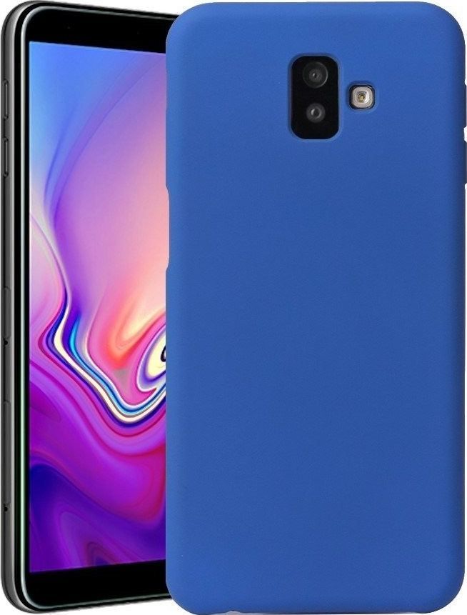 Etui Silicone Case elastyczne silikonowe SAMSUNG GALAXY J6 2018 granatowe 1