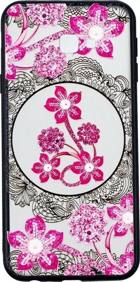 Etui Slim Art SAMSUNG J4+ J4 PLUS różowy kwiat 1