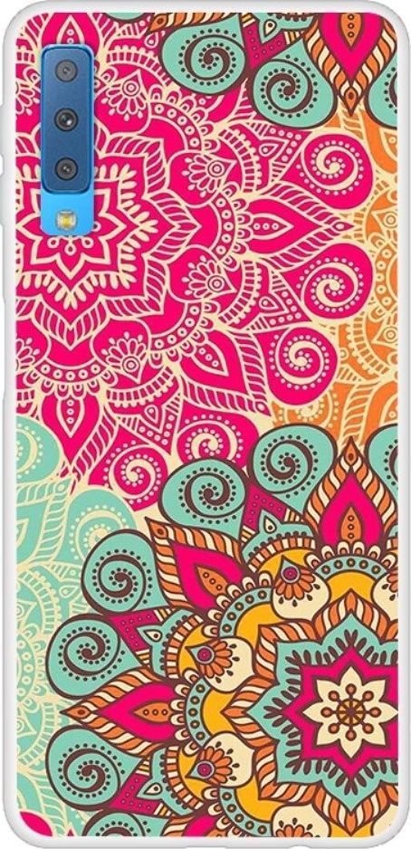 Etui Slim Art SAMSUNG A7 2018 piękne kwiaty 1