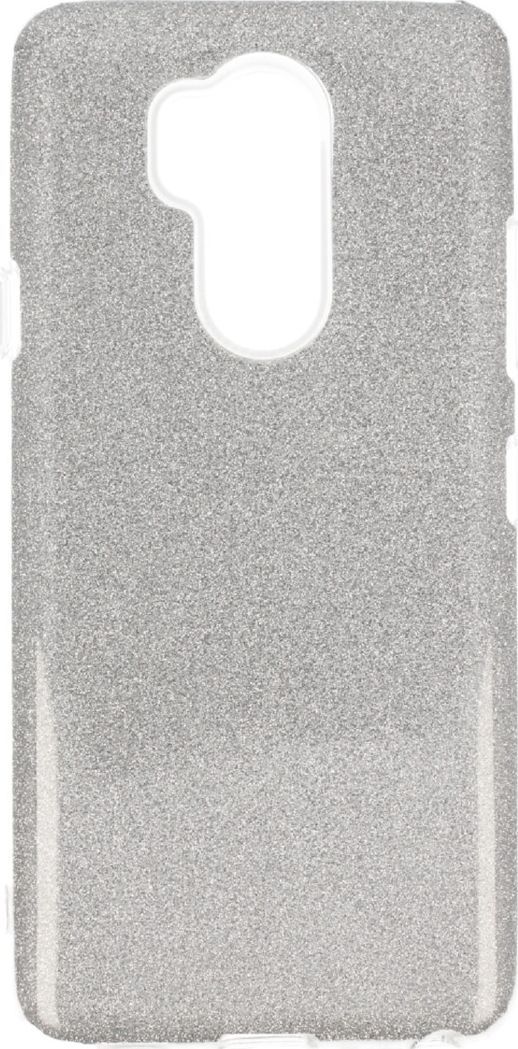 Etui Glitter LG G7 srebrne 1