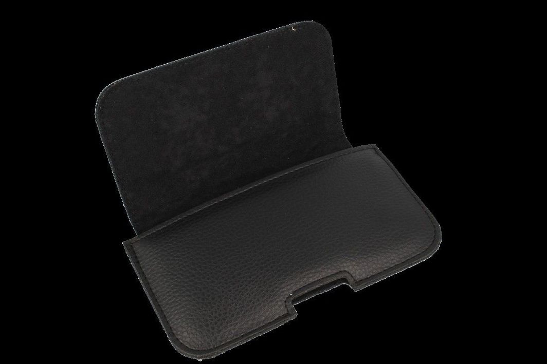 Kabura pcv do paska dla modeli SAMSUNG S8/ S9/ A40/ IPHONE X/ LG G3/ HUAWEI P9 LITE MINI czarna 1