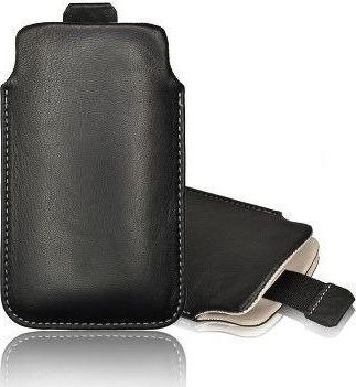 Etui wsuwka skóra HUAWEI P20 PRO HQ Vena Pull czarne / białe wnętrze 1