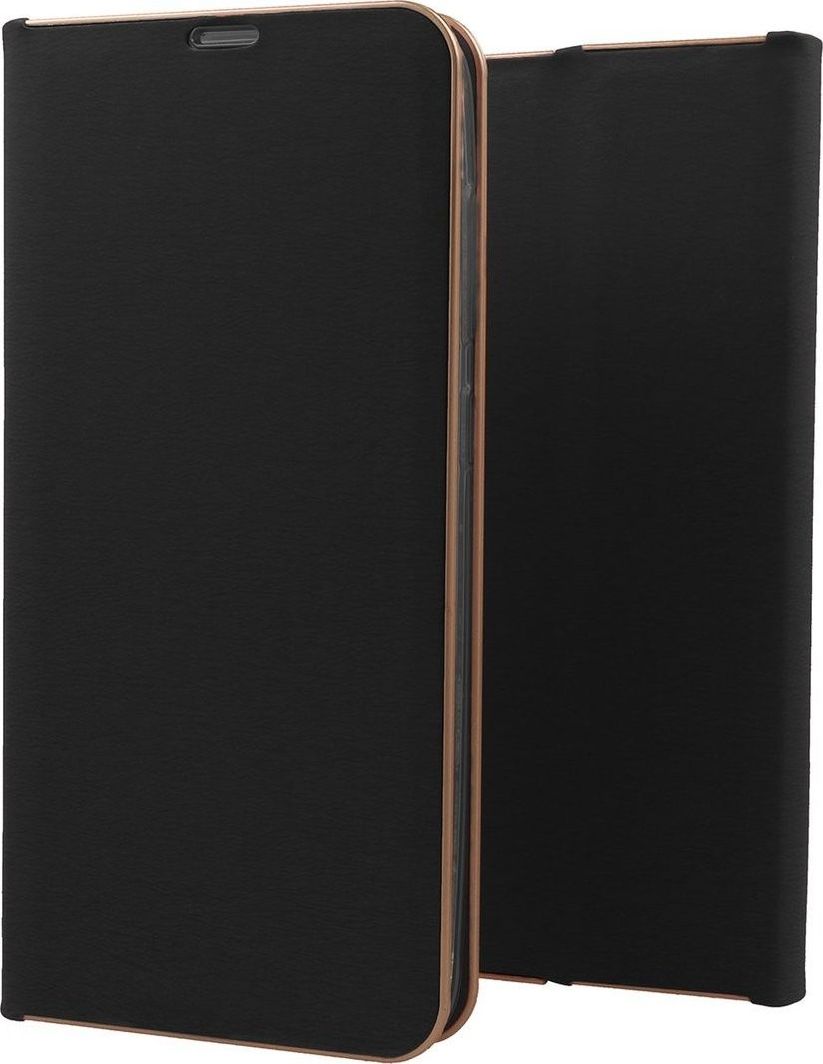 Etui SAMSUNG GALAXY A70 portfel z klapką skóra ekologiczna Flip Venus czarne 1