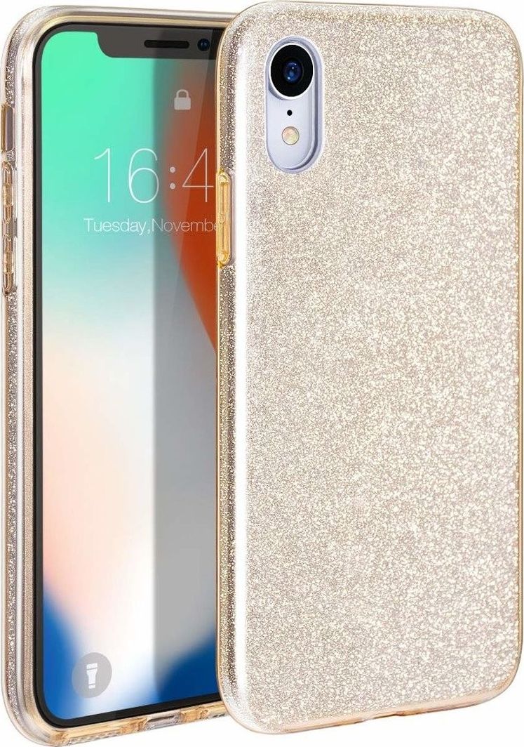 Etui Brokat Glitter SONY XPERIA 10 złote 1