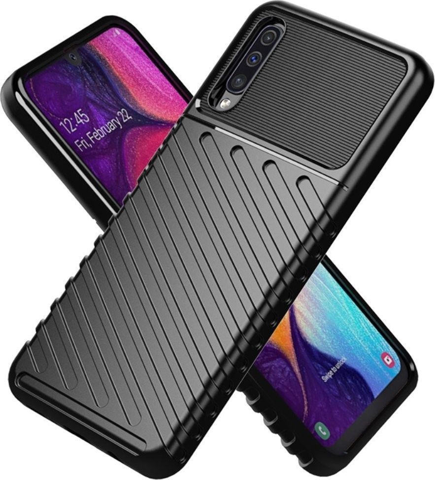 Etui SAMSUNG GALAXY A50 Pancerne Thunder czarne 1