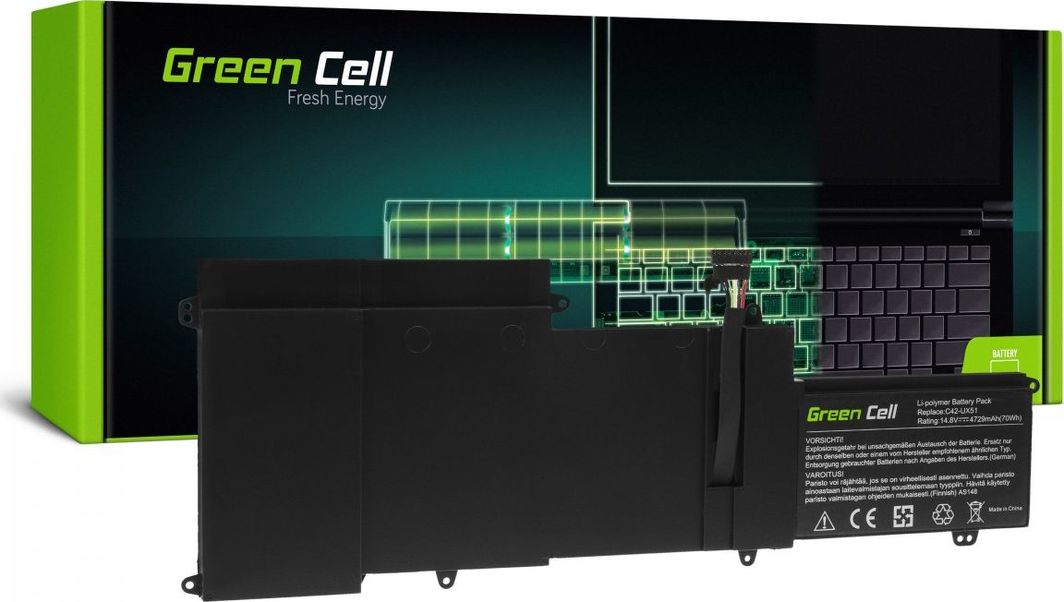 Bateria Green Cell C42-UX51 Asus 1