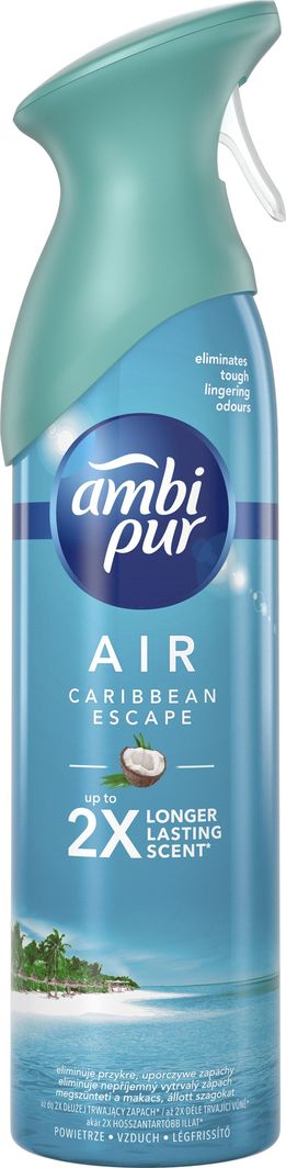 Ambi Pur Odświeżacz powietrza AMBI PUR Caribbean Escape, spray, 300ml 1