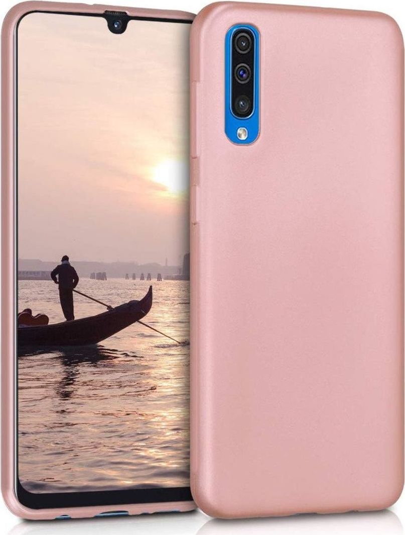 Etui SAMSUNG GALAXY A70 Silicone case elastyczne silikonowe różowe 1