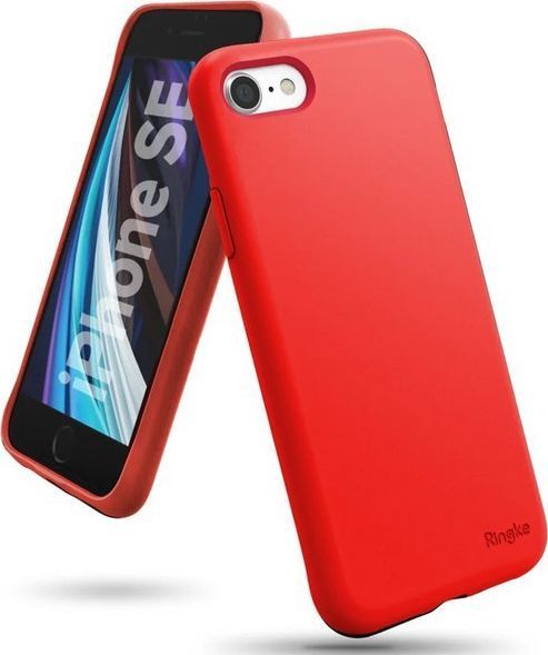 Ringke Etui Ringke Air S do Apple iPhone 7/8/SE 2020 Red + Szkło Alogy uniwersalny 1
