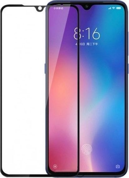 HS GLASS Szkło hartowane Home Screen Glass Xiaomi Mi9 3D Black 1