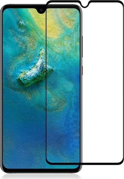 HS GLASS Szkło hartowane Home Screen Glass Huawei Mate 20 Full Cover Black 1