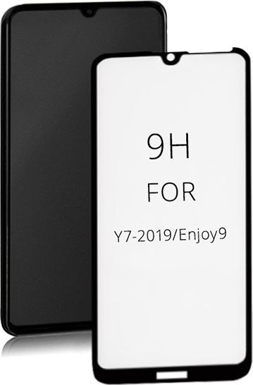 Qoltec Hartowane szkło ochronne PREMIUM do Huawei Y7 Prime Pro | 6D | PEŁNE | CZARNE 1