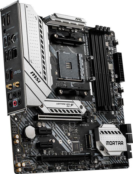 MSI MAG B550M MORTAR WIFIマザーボード MicroATX MAG B550M MORTAR WIFI