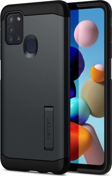 Spigen SPIGEN TOUGH ARMOR GALAXY A21S METAL SLATE 1