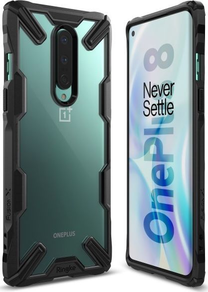 Ringke Fusion-X dla OnePlus 8 Czarne (RGK1172BLK) 1