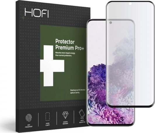 Hofi Glass SZKŁO HYBRYDOWE HOFI ULTRAFLEX GLASS GALAXY S20+ PLUS BLACK 1