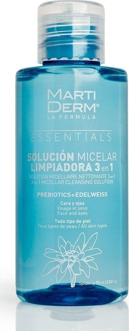 Martiderm Micelinis valomasis vanduo veidui ir akims MartiDerm Essential 3in1 75 ml 1