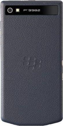 Blackberry Etui Porsche Design Leather Battery Door Cover P9982 blue 1