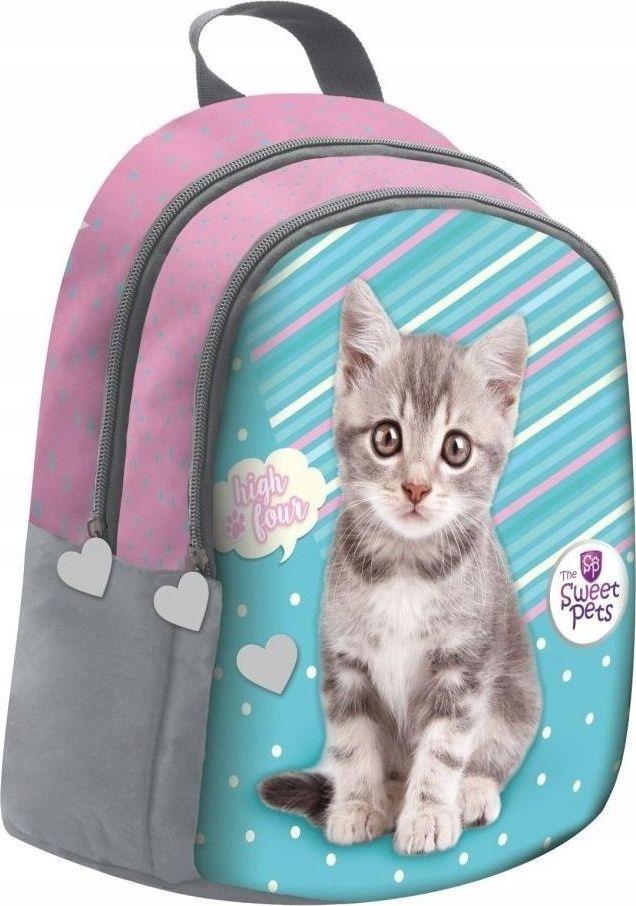 Beniamin Plecak szkolny The Sweet Pets Kot niebieski 1