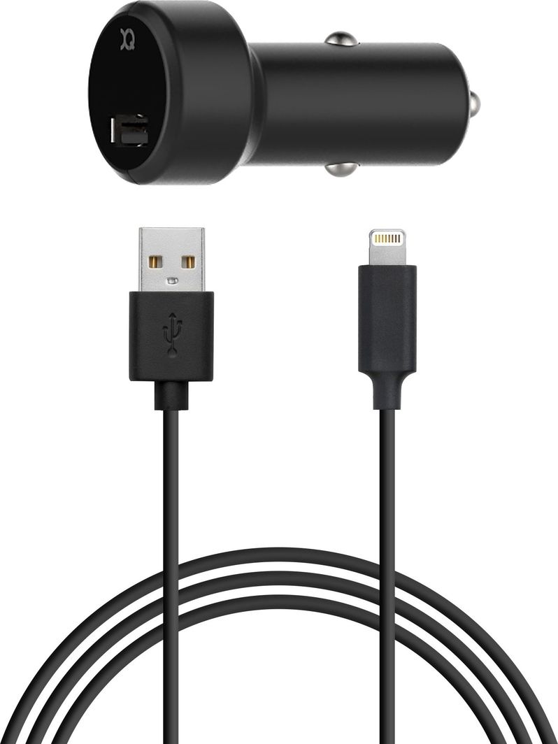 Ładowarka Xqisit XQISIT Car Charger 2.4A Single USB - Lightning 1