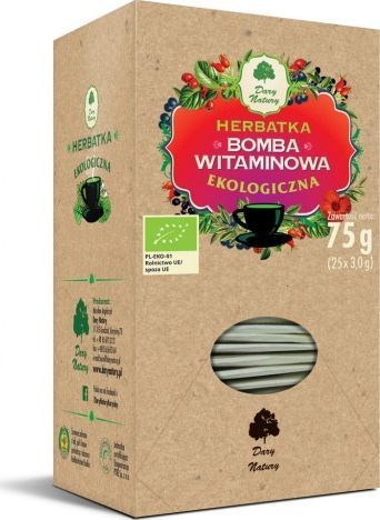 Dary Natury Herbatka Bomba Witaminowa Bio (25 x 3 g) - Dary Natury 1